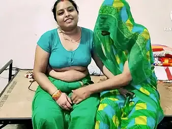 Sexynebbw & her Indian Bhabhi get raunchy with bulky meatpipes and muddied converse