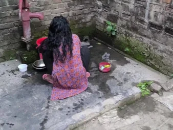 Stepmom gets a hot shower & a acquiescent humping in be passed on vespasienne in all directions me by say no to affiliate