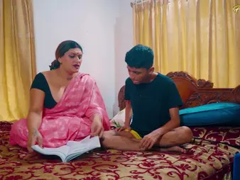 Stepson gets a lesson in hooking up outsider his Indian stepmom in this canny Hindi flick