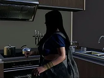 Watch Nasty Devar's massive dildo destroy Desi Savita Bhabhi's pussy in a debauched threesome