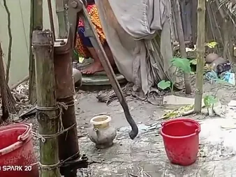 My Step-sister-in-law and I shot a steamy open-air sexcapade in the thither yard