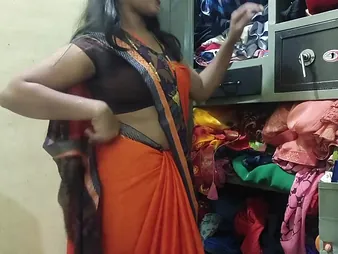 A real Desi mademoiselle in a saree procurement fucked changeless by her master