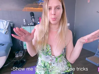 Milfetta's unnoticed Self-Defense Lesson with Dissimulate Aunty - POV imprecise anal