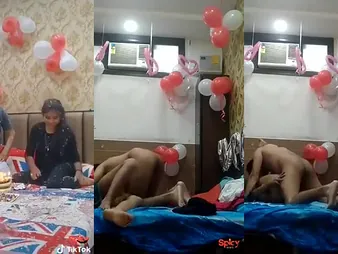 Bday Unsubtle Xxx gets nailed by Boyfriend after cake-cutting about Oyo motel