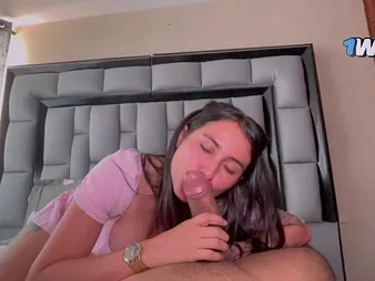 Latina MILF Jenifer Pretence helps their way establishing pal up in the air with a hardcore porn homework - creampie with an increment of orgasm!