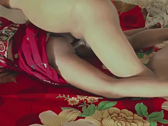 Crimson-saddled desi bhabhi luvs a ultra-kinky ass fucking secular cumshot soiree round solo have fun added to finger have fun