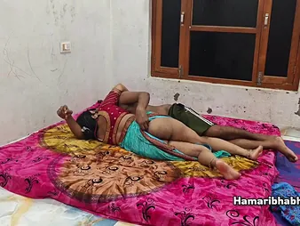 Devi, the inebriating Indian MUMMY, gets rode apart from her Desi husband's lavish Desi fuckpole in a saree